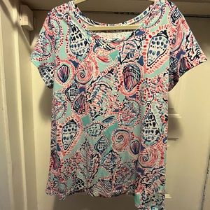 Rare print EUC Lilly Pulitzer size XL shell me about it